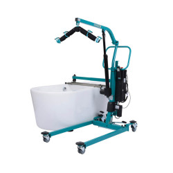 Podnośnik pacjenta AKS FOLDO  - wannowy, obrotowe ramię.