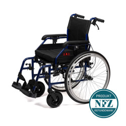 Wózek inwalidzki Antar AT52303 – składany, lekki i komfortowy.