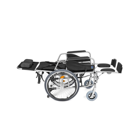 Aluminiowy wózek inwalidzki stabilizujący plecy i głowę Timago Stable-Tim ALH008 pozycja leżąca