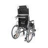 Aluminiowy wózek inwalidzki stabilizujący plecy i głowę Timago Stable-Tim ALH008 widok z tyłu